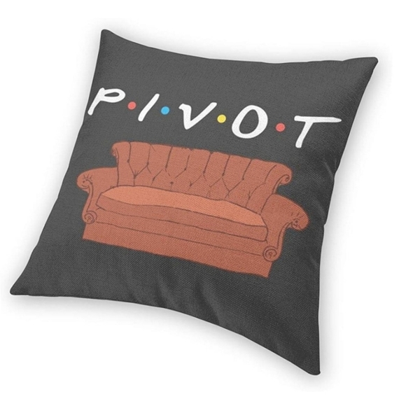 Friends Pivot Throw Pillow Case NWT in packaging - Picture 3 of 6
